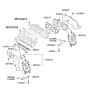 Diagram for 2013 Hyundai Genesis Exhaust Manifold Gasket - 28521-3F400