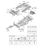 Diagram for 2013 Hyundai Genesis Dash Panels - 84124-3M000