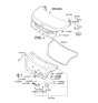 Diagram for 2013 Hyundai Genesis Weather Strip - 87321-3M001