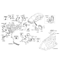 Diagram for 2010 Hyundai Equus Oxygen Sensor - 39210-3F040