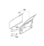 Diagram for 2018 Hyundai Genesis G80 Door Hinge - 79340-3M000