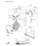 Diagram for 2010 Hyundai Genesis Air Intake Coupling - 28130-3M200