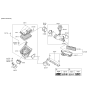 Diagram for 2013 Hyundai Genesis Air Duct - 28210-3M150