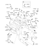 Diagram for 2008 Hyundai Genesis Knock Sensor - 39320-3C500