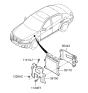 Diagram for 2009 Hyundai Genesis Engine Control Module - 39105-3CBN2