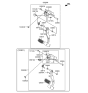 Diagram for 2008 Hyundai Genesis Brake Pedal - 32800-3T110