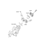 Diagram for 2009 Hyundai Genesis Clock Spring - 93490-3M000