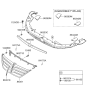 Diagram for 2009 Hyundai Genesis Grille - 86352-3M110