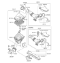 Diagram for 2010 Hyundai Genesis Air Duct - 28210-3M100