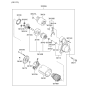 Diagram for 2014 Hyundai Santa Fe Sport Starter Motor - 36100-2G400