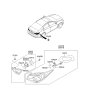 Diagram for 2011 Hyundai Sonata Light Socket - 92450-3Q000