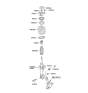 Diagram for 2012 Hyundai Sonata Shock Absorber - 54651-3Q623