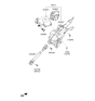 Diagram for Hyundai Sonata Hybrid Power Steering Assist Motor - 56330-3Q000