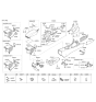 Diagram for 2014 Hyundai Sonata Hybrid Armrest - 84660-3S100-RY