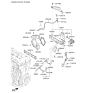 Diagram for 2011 Hyundai Tucson Exhaust Manifold Gasket - 28521-2G700