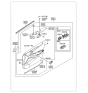 Diagram for 2013 Hyundai Sonata Armrest - 82710-3S050-RY