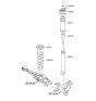 Diagram for 2010 Hyundai Sonata Shock Absorber - 55311-3Q610
