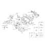 Diagram for Hyundai Excel Interior Light Bulb - 92620-33000