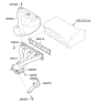 Diagram for 2012 Hyundai Sonata Exhaust Heat Shield - 28526-2G720