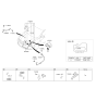 Diagram for 2013 Hyundai Sonata Battery Cable - 91850-3S720