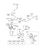 Diagram for Hyundai Parking Brake Cable - 59750-3S600