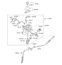 Diagram for 2011 Hyundai Sonata Shift Cable - 46790-3Q200