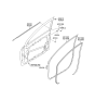 Diagram for Hyundai Weather Strip - 82110-3S000-RY