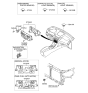 Diagram for 2009 Hyundai Sonata A/C Switch - 97250-3Q001-BLH