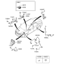 Diagram for Hyundai ABS Control Module - 58920-3Q500