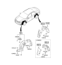 Diagram for Hyundai Sonata Wheelhouse - 86811-3Q500