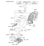 Diagram for 2014 Hyundai Sonata Seat Cushion - 88200-3Q180-YDP