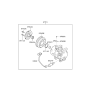 Diagram for 2013 Hyundai Azera HVAC System Switch - 97674-3R000