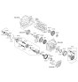 Diagram for Hyundai Santa Fe Transfer Case Bearing - 45737-3B000