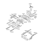 Diagram for Hyundai Floor Pan - 65511-3S100