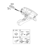 Diagram for 2011 Hyundai Sonata Hybrid Dimmer Switch - 94950-3S000-RAS