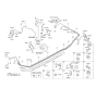 Diagram for Hyundai Brake Line - 58732-3Q500