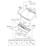 Diagram for Hyundai Sonata Windshield - 86110-3Q001