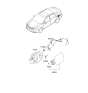 Diagram for Hyundai Sonata Fuel Filler Housing - 81595-3Q000