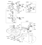 Diagram for Hyundai Fuel Tank Vent Valve - 31155-3Q500