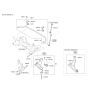 Diagram for 2015 Hyundai Azera Sway Bar Link - 54830-3Q000