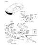 Diagram for 2013 Hyundai Sonata Bumper - 86610-3Q000