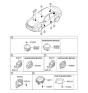 Diagram for Hyundai Car Speakers - 96320-3S250