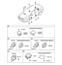 Diagram for 2016 Hyundai Sonata Hybrid Car Speakers - 96320-3S250