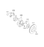 Diagram for 2012 Hyundai Sonata Brake Disc - 51712-3Q000