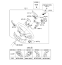 Diagram for Hyundai Sonata Cruise Control Switch - 96780-3S000