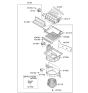 Diagram for Hyundai Blower Motor - 97113-3S000