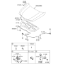 Diagram for 2013 Hyundai Sonata Hybrid Weather Strip - 86435-3S000