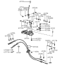 Diagram for 1997 Hyundai Accent Shift Knob - 43711-22000