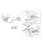 Diagram for 1993 Hyundai Elantra Hose Clamp - 14720-21006