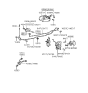 Diagram for Hyundai Accent Door Lock Actuator - 95770-22011